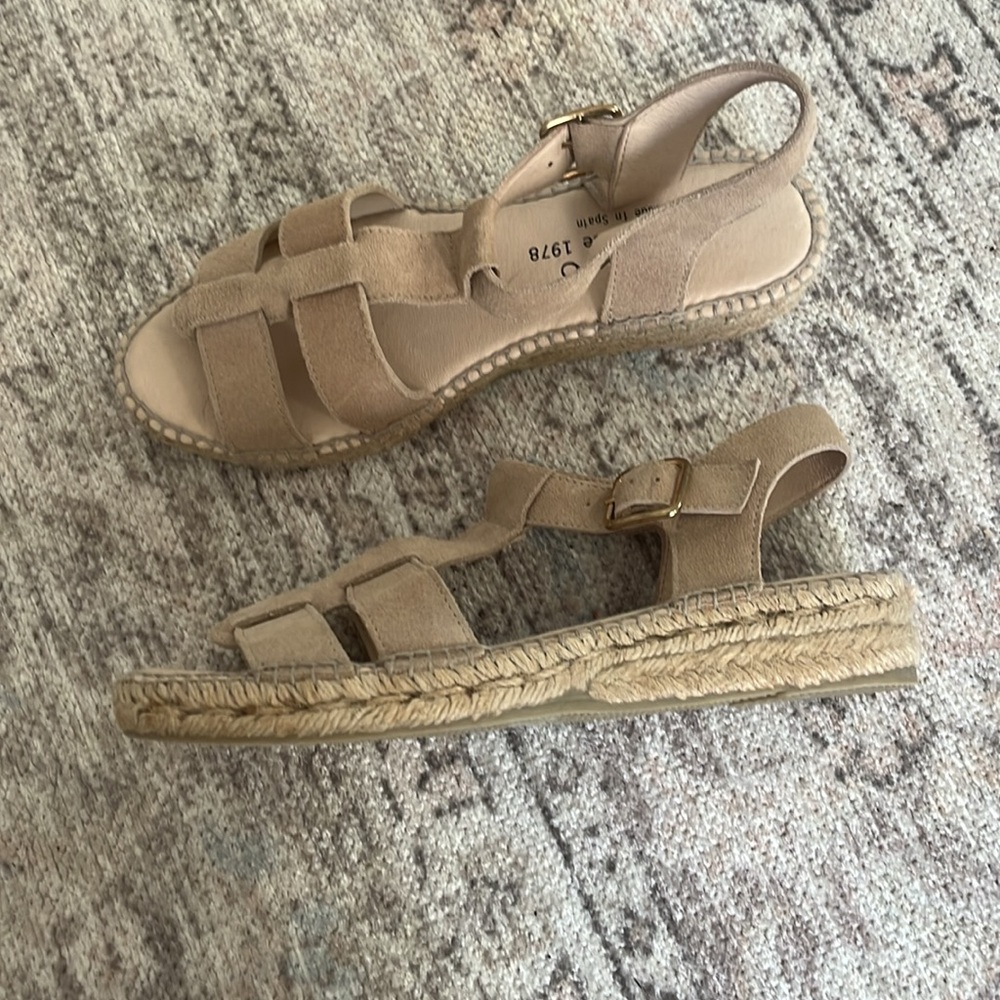 Gaimo suede sandals made in spain size 38
